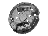 Steel Round Ceiling Box, 3-1/2 In