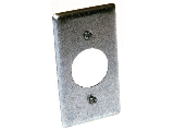 Single Round Receptacle Cover Plate For Handy Box