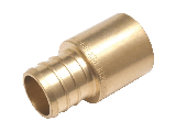 PEX Brass Sweat Female Adapter, Barb x Female (Sizes)