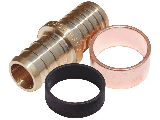 PEX Brass Polybutyelene Coupling (Sizes)