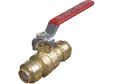 Brass Push-Fit Ball Valve, CTS x CTS (Sizes)