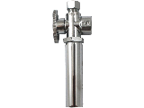 DIB Angle Valve with Water Hammer Arrestor, 3/8 In Com x 1/2 In Fip