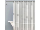 Zenna Home Frosty Heavyweight Shower Curtain Liner,  70 In x 71 In