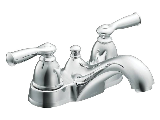 Moen Banbury Bathroom Faucet 2 Metal Handle, 1.2 gpm