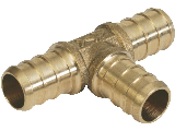 PEX Brass Barb Tee (Sizes)