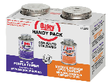 Handy Pack Purple Primer and Orange CPVC Cement, 4 Oz