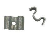 Galvanized Grating Clip, 7/16 In