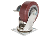 Polyurethane Swivel Caster 5 In, 450 Lb w/Brake