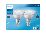 Indoor Daylight LED Floodlight Bulb, 90 Watt 2-Pack