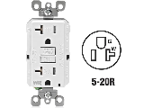 Smartlock GFCI Tamper and Weather Proof Receptacle 20 Amp, White