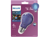 LED Blue A19 Party Light Bulb, 8 Watt