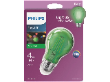 LED Green A19 Party Light Bulb, 8 Watt