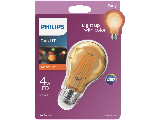 LED Orange A19 Party Light Bulb, 8 Watt