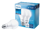 LED 75W Daylight A19 Light Bulb, 2 Pk