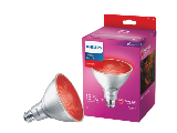 LED Red Floodlight PAR38 Light Bulb, 13.5 W