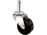 Swivel Caster 2" Rubber 80 Lb 7/16" Band Stem