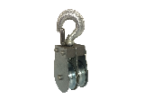 Double Block Swivel Hook Steel Pulleys (Sizes)