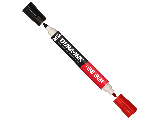 Dura-Ink Dual Permanent Marker, Black/Red