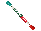 Dura-Ink Dual Permanent Marker, Red/Green