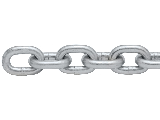 Proof Coil Utility Chain Grade 30 Self Colored (Sizes)