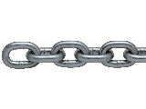 High Test Chain Grade 43 Galvanized (Sizes)