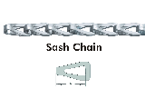 Sash Chain #35 Zinc Plated