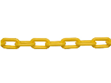 Plastic Chain #8 (5/16 In) Link Yellow