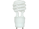 Mini Compact T2 Fluorescent Spiral Bulb, 15 Watt