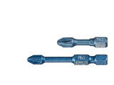 Phillips Impact Bits - 1/4 In Hex Shank (Sizes)