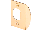 Standard Lock Strike Plate Polished Brass