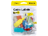 Cable Labels (Assorted Colors), 10 Pk