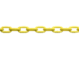 Proof Coil Chain 3/16 Yellow Coat Grade 30 WLL 800