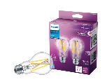 LED Dimmable A19 Warm White Light Bulb 60 W, 2 Pk