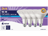 LED 90W Daylight PAR38 Floodlight Light Bulb, 4 Pk