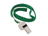 Metal Whistle with Lanyard