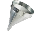 Galvanized Offset Funnel 6 Quart