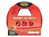 Red Rubber Air Hose, 1/4 In x 25 Ft