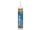 Soudal Acrylic Latex White Caulk, 10.1 Oz