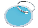 Metal Rim Colored Tag with Clip, 25 Pack