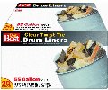 Drum Liner 55 Gallon 20 Count Clear