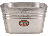 Behrens Galv Steel Wash Tub, 15.5 Gallon