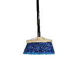 Blue Flagged Household Broom