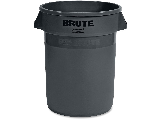 Commercial Gray Trash Can, 32 Ga