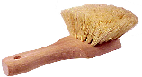 Fender Brush White Tampico Bristles Short Handle