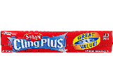 Cling Plus Clear Plastic Wrap, 200 Sq Ft