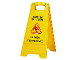 Wet Floor Caution Sign Bilingual