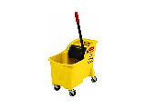 Rubbermaid Tandem Bucket And Wringer, 31 Quart