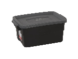 Rubbermaid Roughneck Black Storage Tote, 3 Gal