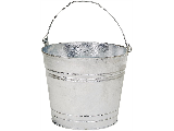 Behrens 1212 Round Galv Steel Utility Pail, 12 Qt