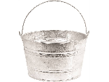 Behrens C17 Round Galv Steel Scrub Pail, 4.25 Gal